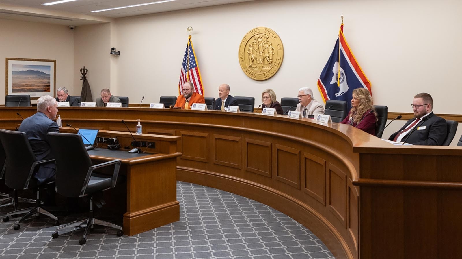 The House Minerals Business and Economic Development CommitteeHouse Minerals Business and Economic Development Committee discusses an anti-ESG bill Friday, Jan. 17, 2025.