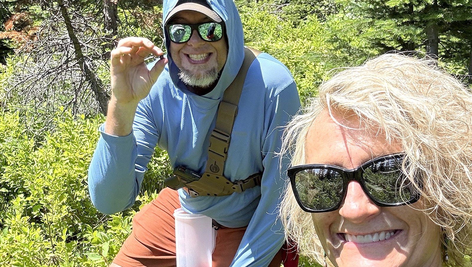 On a recent outing in Mount Spokane State Park, northeast of the city in Washington state, Jon Gelder and his wife, Heather, found bountiful berry bushes.