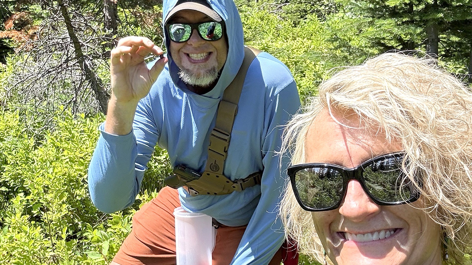 On a recent outing in Mount Spokane State Park, northeast of the city in Washington state, Jon Gelder and his wife, Heather, found bountiful berry bushes.