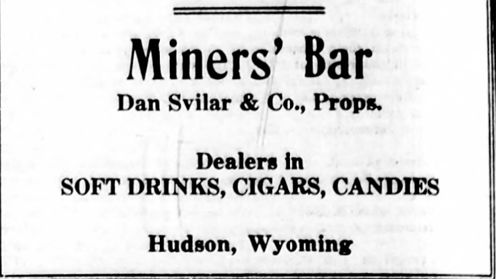 When the coal mines closed during Prohibition, many miners found work as bootleggers. Hudson was known to be a supplier of the spirits, despite the fact that the bars only advertised "soft drinks."