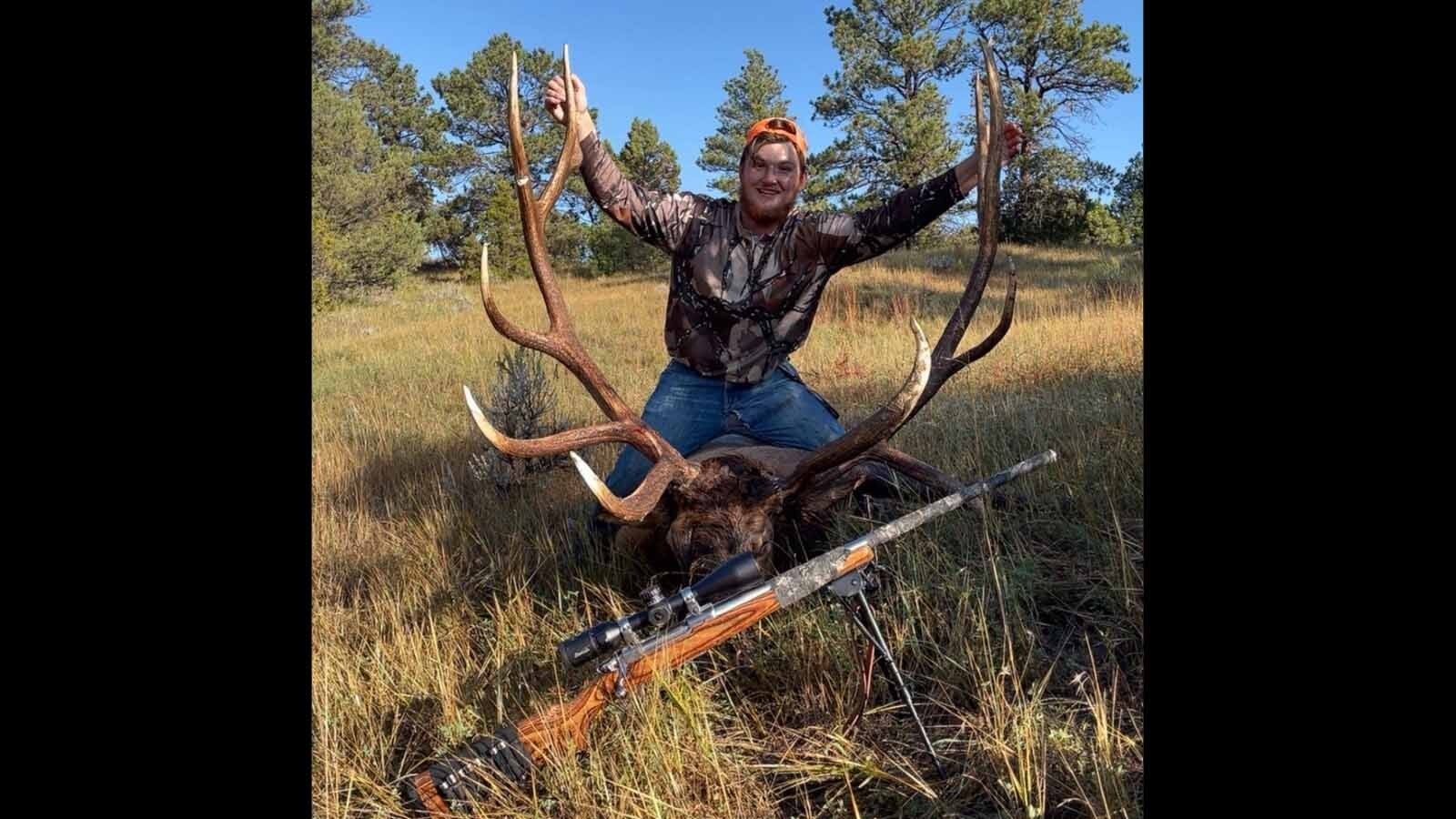 Four years ago, Gillette elk hunter Terrance Monger spotted a gigantic bull elk in a public land hunting area. After hunting for it every season since, he bagged the behemoth Sept. 18.