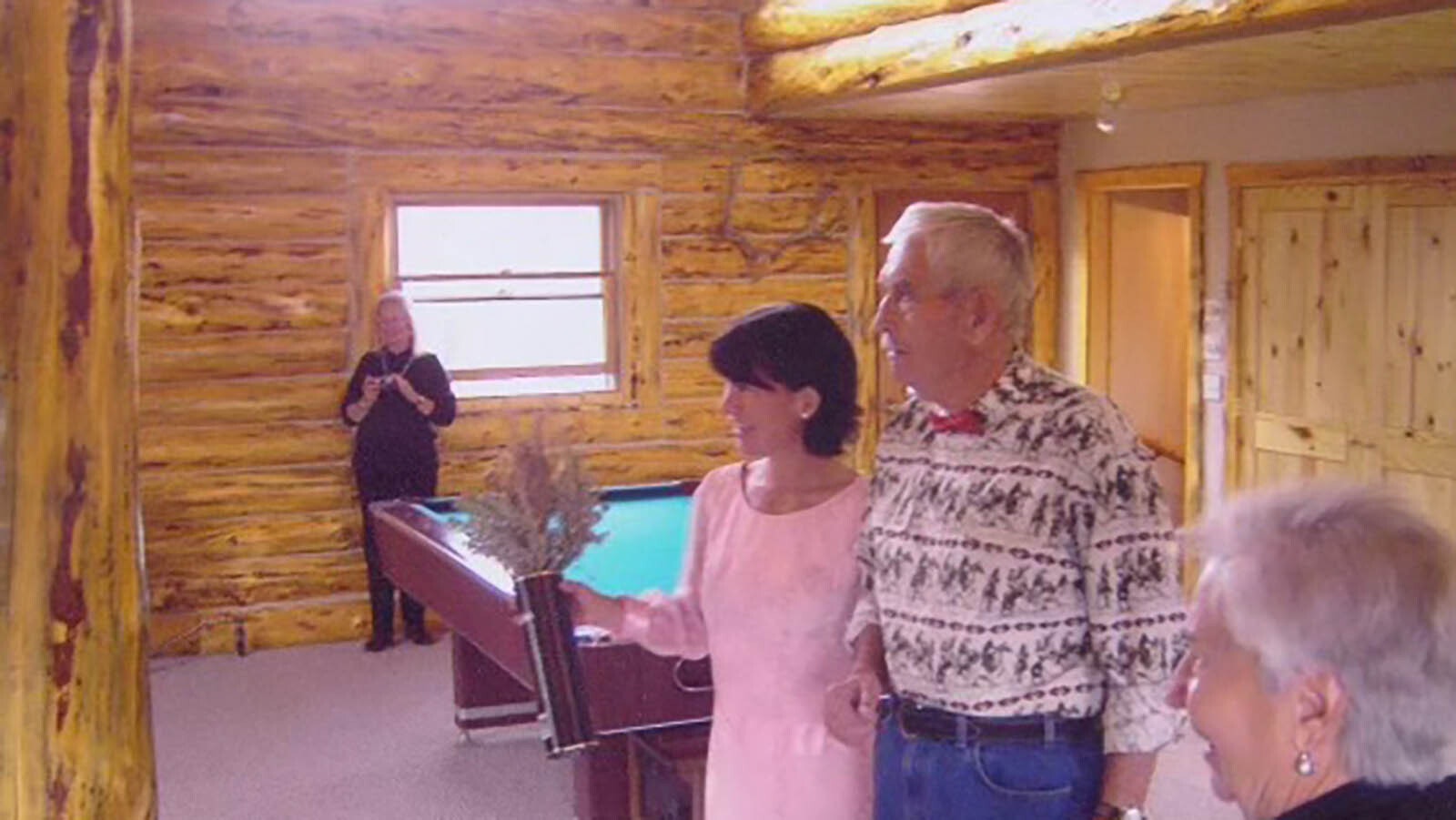 Victoria Roberts wore a $5 dress she found in a Rawlins thrift store for her impromptu wedding with Engle Saez in a Savery elk hunting camp on Oct. 19, 2004. The couple just celebrated their 20th anniversary.