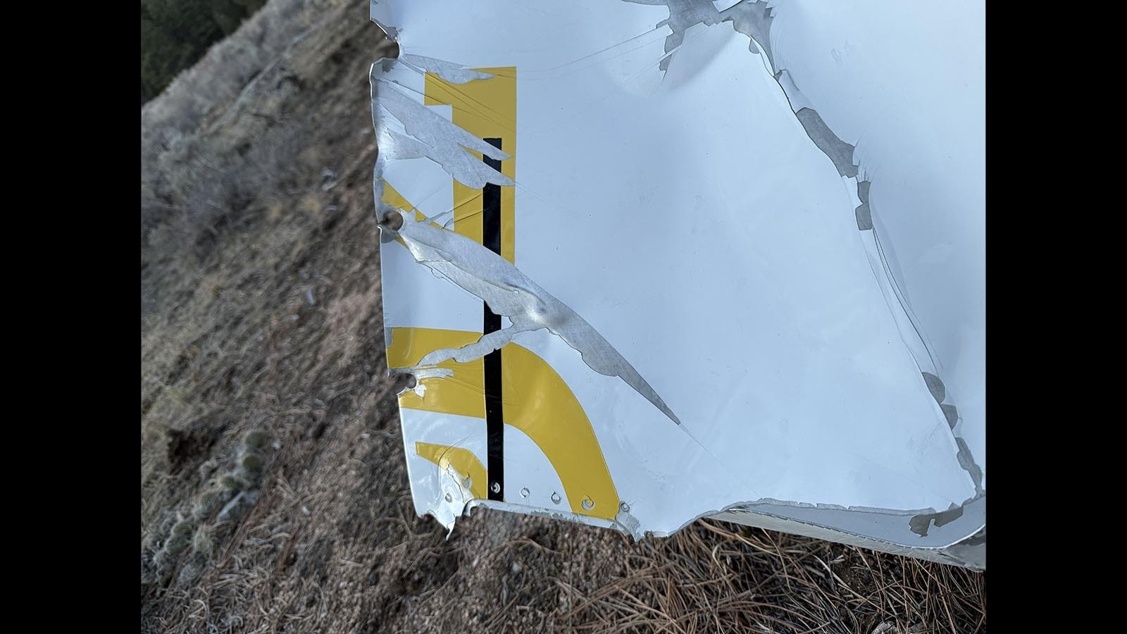 Elk Hunter Chris Holden found these aircraft parts Wednesday afternoon near Laramie Peak in Converse County. It’s thought that they might have blown off a plane in mid-flight.