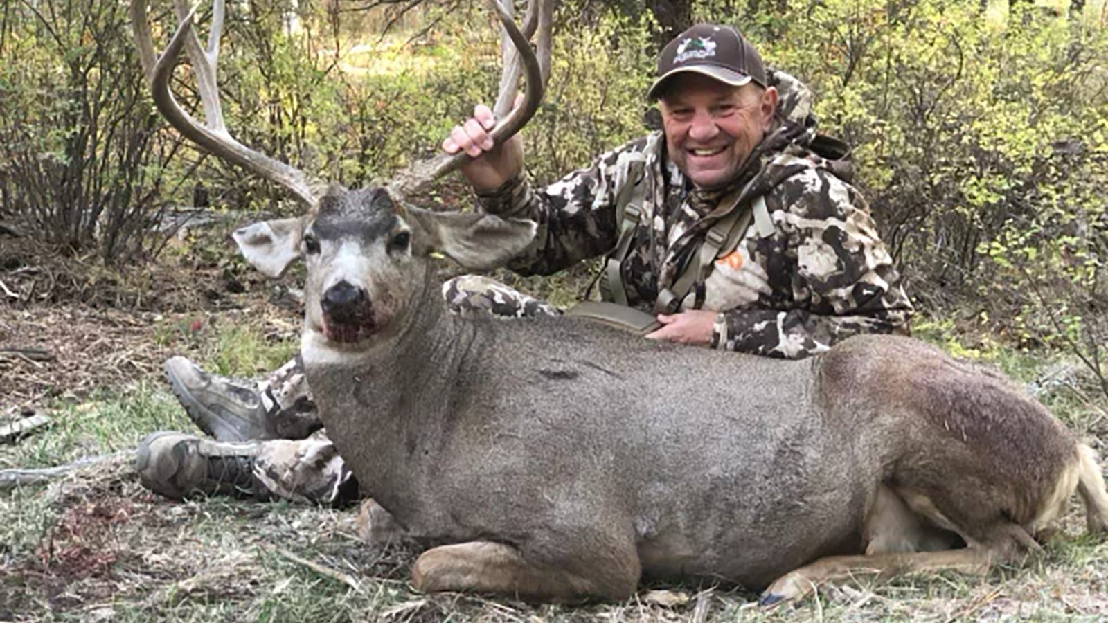Joe Capone of Ohio has hunted Western big game, including this huge New Mexico mule deer buck. He hopes to hunt Wyoming next.