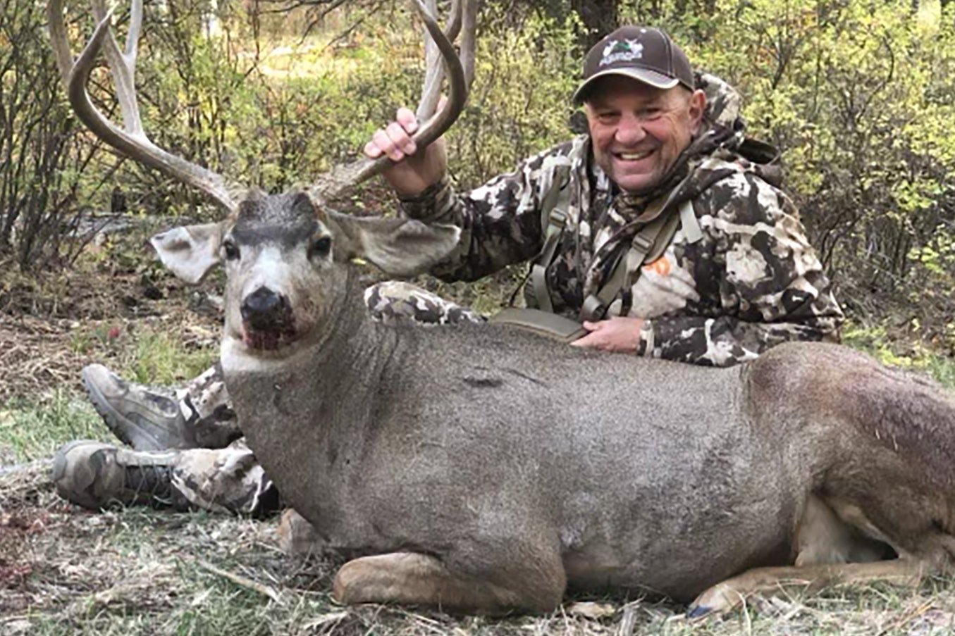 Joe Capone of Ohio has hunted Western big game, including this huge New Mexico mule deer buck. He hopes to hunt Wyoming next.