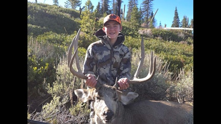 Brock Hansen got this mule deer buck during a family hunting trip in southwest Wyoming.
