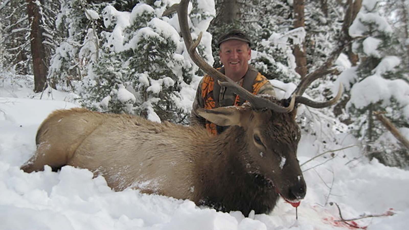 Buzz Hettick of Laramie says that his key to success for elk hunting on crowded public land is to find the spots where “nobody else is going.”