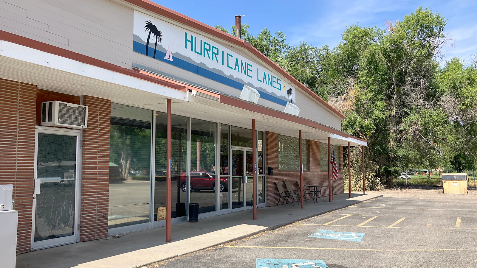 Hurricane Lanes in Worland was named long before it received synthetic lanes from a bowling center in Louisiana that was blown down by Hurricane Ida.