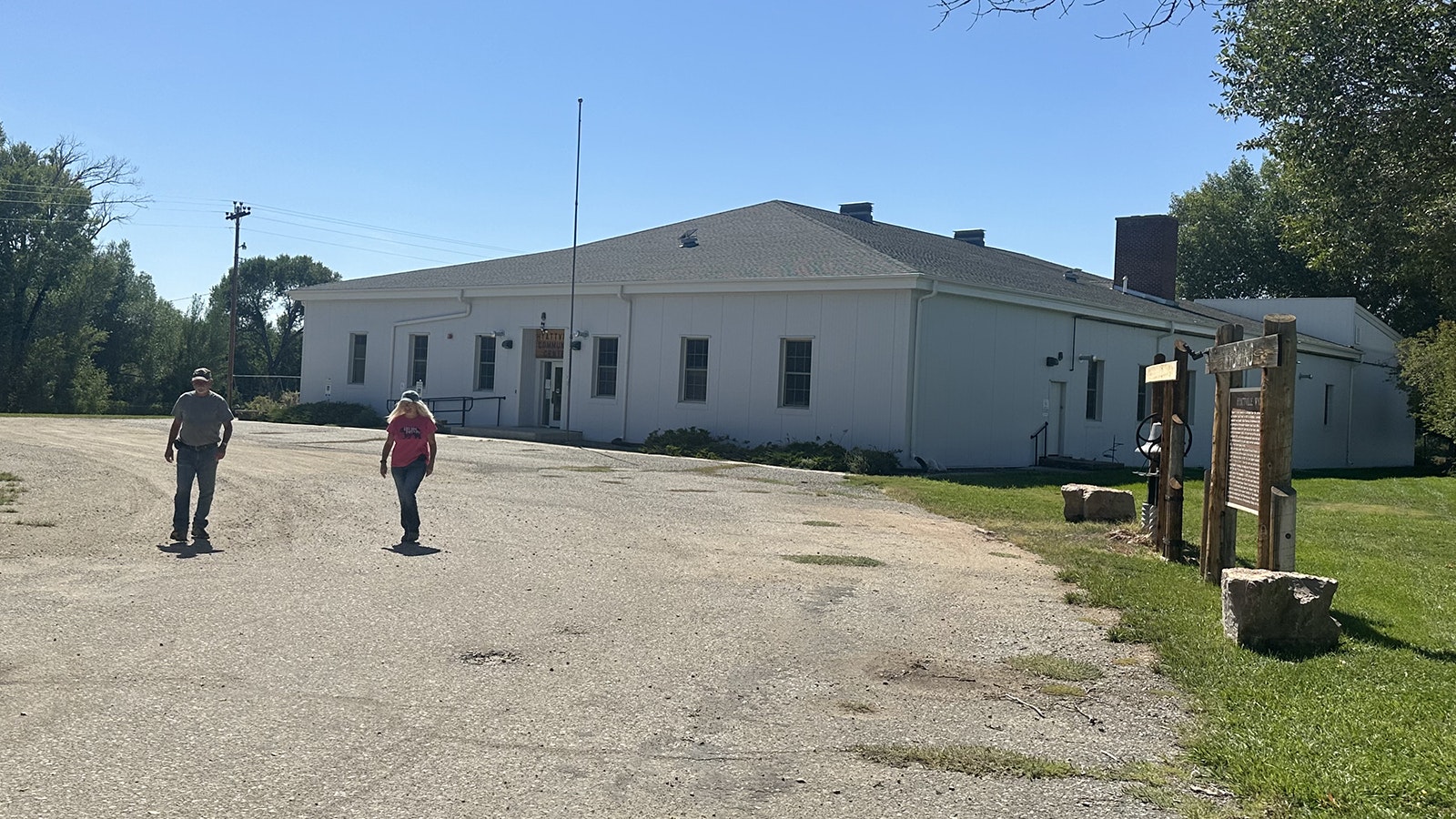 The Hyattville Community Center was converted from the school when it closed in 2001.