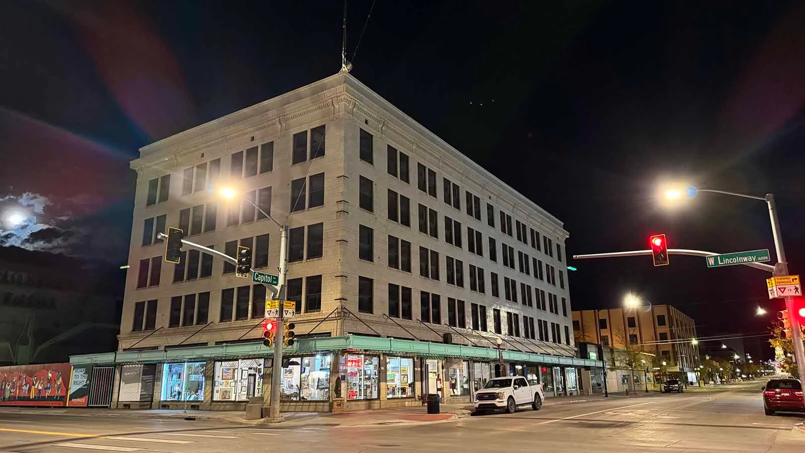 As Cheyenne sleeps, it's easy to see why the 126-year-old Hynds Building on the corner of Lincolnway and Capital Avenue in the city's historic downtown district has for decades convinced even skeptics that it's haunted.
