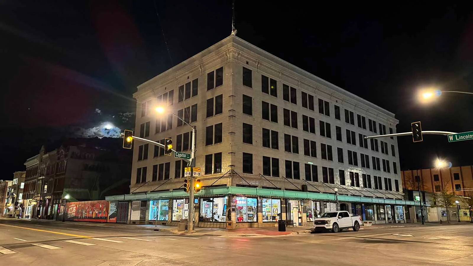 As Cheyenne sleeps, it's easy to see why the 126-year-old Hynds Building on the corner of Lincolnway and Capital Avenue in the city's historic downtown district has for decades convinced even skeptics that it's haunted.