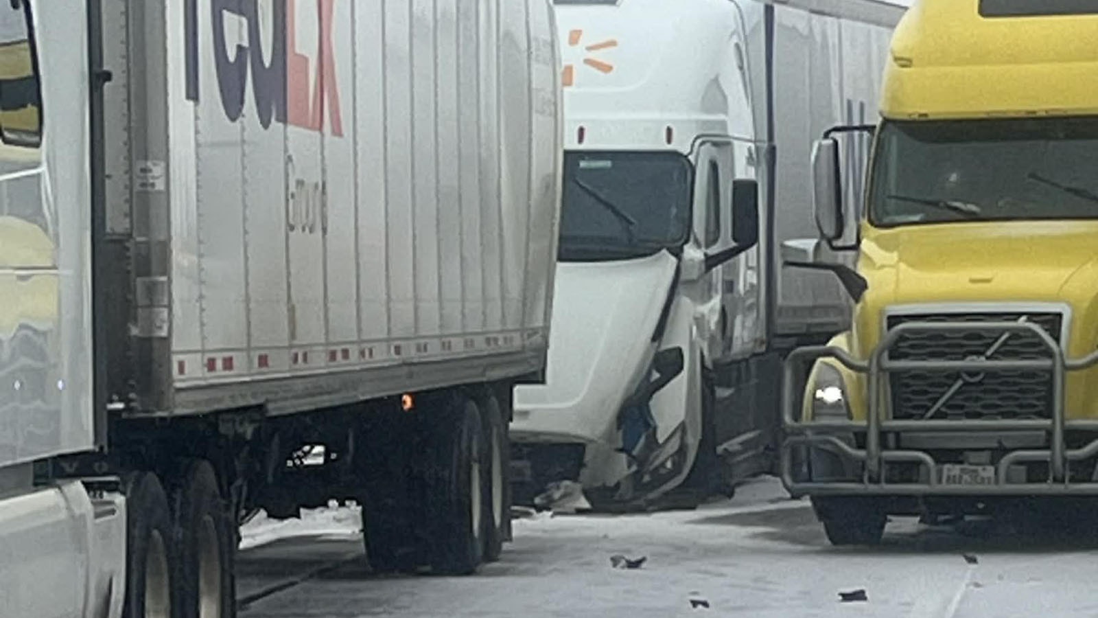 Winter weather created nasty driving conditions that contributed to a pair of multi-vehicle crashes Wednesday that closed a 21-mile stretch of west I-80. “It was just a whiteout,” motorist Amber Gossard, who was caught in the middle of the pileups, told Cowboy State Daily.