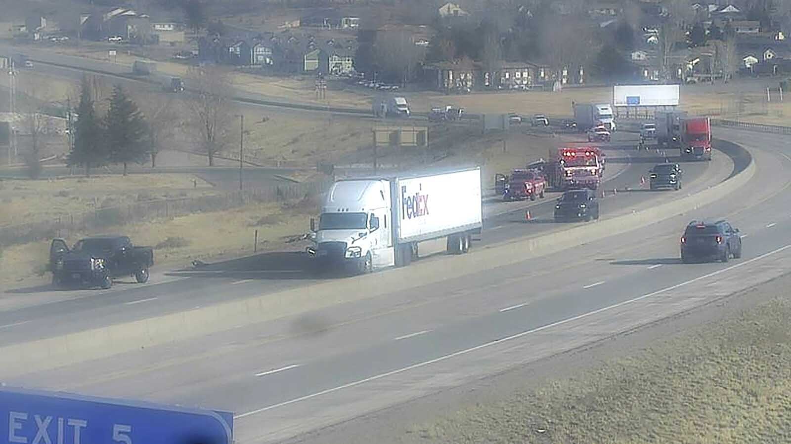 A Utah man driving the wrong way on Interstate 80 died over the weekend after colliding head-on with a semitrailer near Evanston. Witnesses said a pickup was driving eastbound in the westbound lane Saturday when the collision happened. 