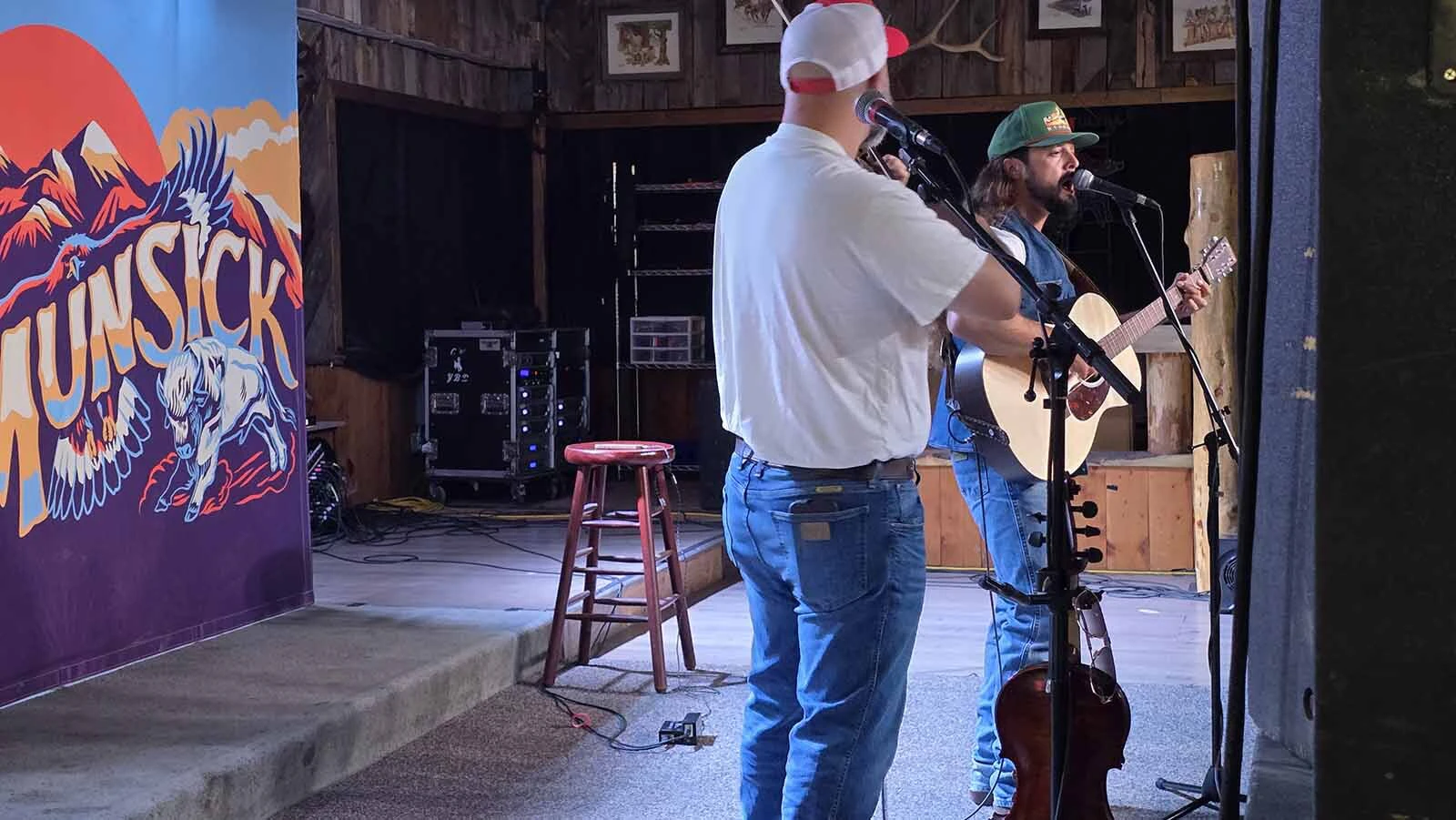 Ian Munsick performs for a jam-packed crowd at the Cowboy Saloon & Dance Hall in Laramie to promote his most recent album, The Mountain Goat. It's his fourth studio album, but the first under his independent label, West to the Rest Records, in partnership with Triple Tigers Records.
