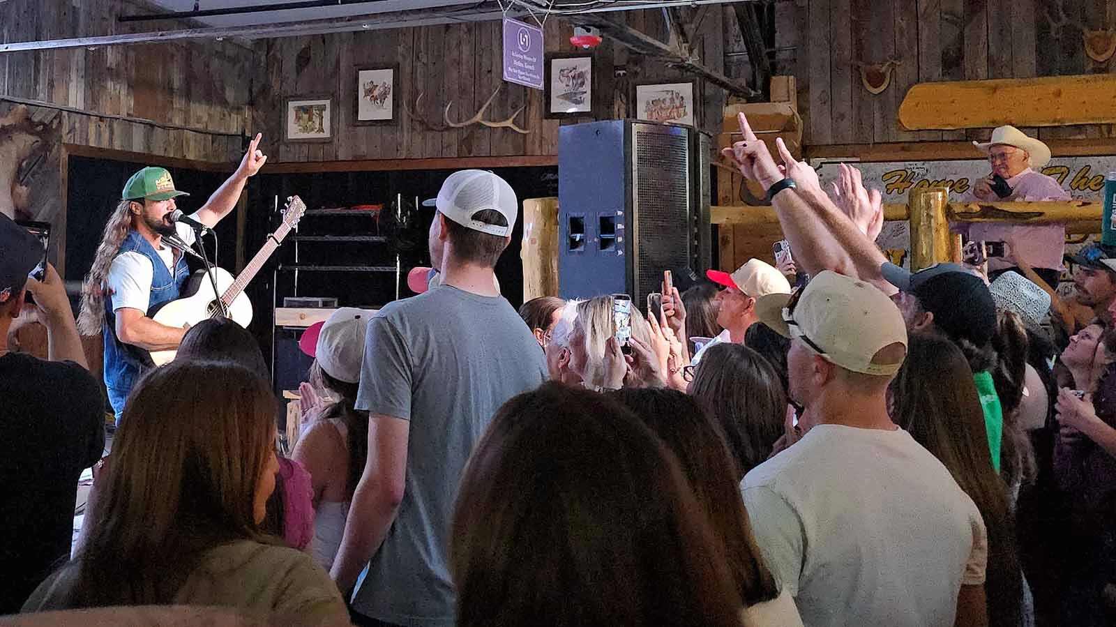Ian Munsick performs for a jam-packed crowd at the Cowboy Saloon & Dance Hall in Laramie to promote his most recent album, The Mountain Goat. It's his fourth studio album, but the first under his independent label, West to the Rest Records, in partnership with Triple Tigers Records.
