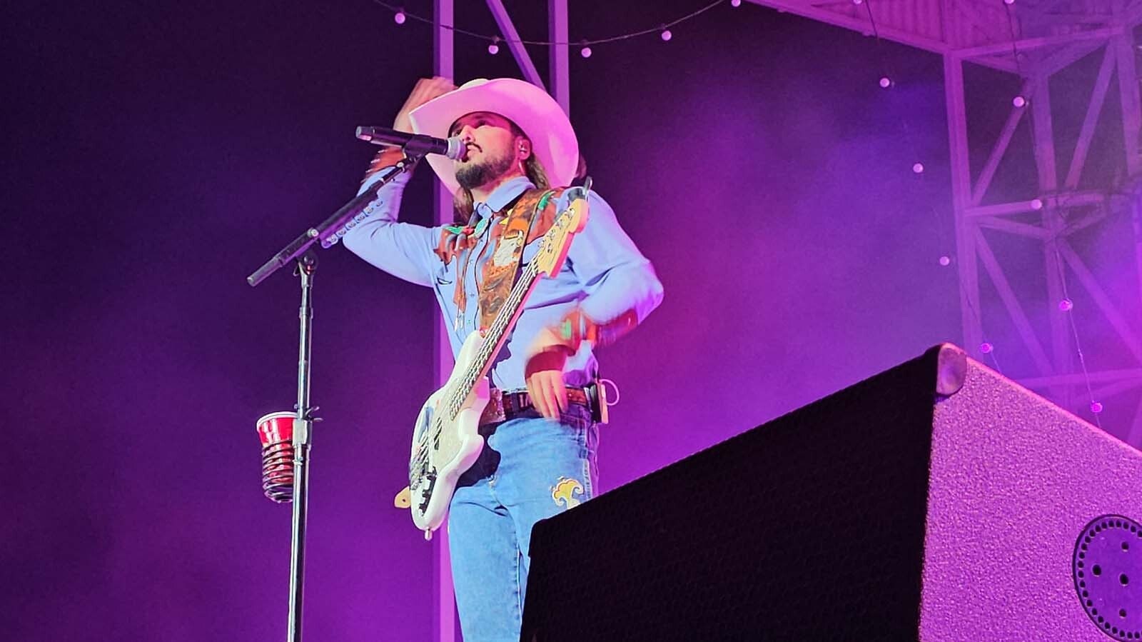 Ian Munsick performs at Cheyenne Frontier Days as the first Wyoming native to headline the CFD stage.
