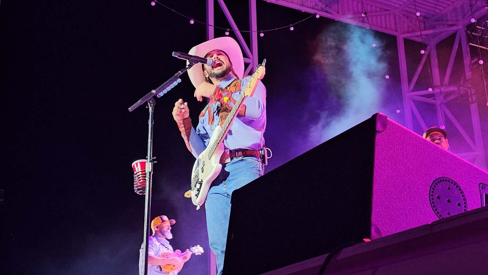 Ian Munsick performs at Cheyenne Frontier Days as the first Wyoming native to headline the CFD stage.