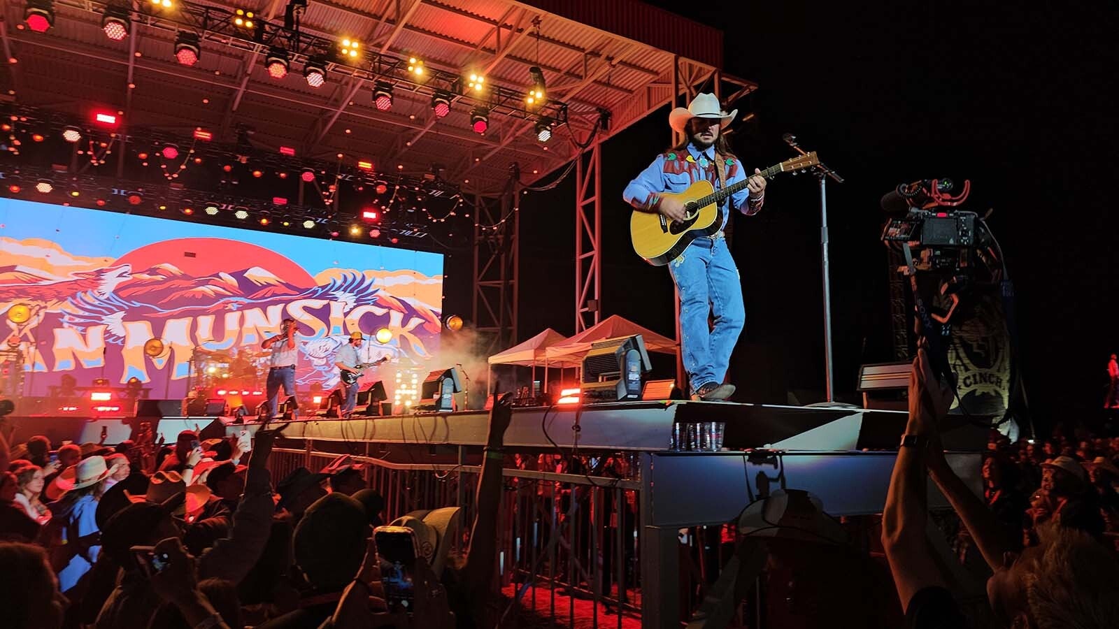 Ian Munsick performs at Cheyenne Frontier Days as the first Wyoming native to headline the CFD stage.