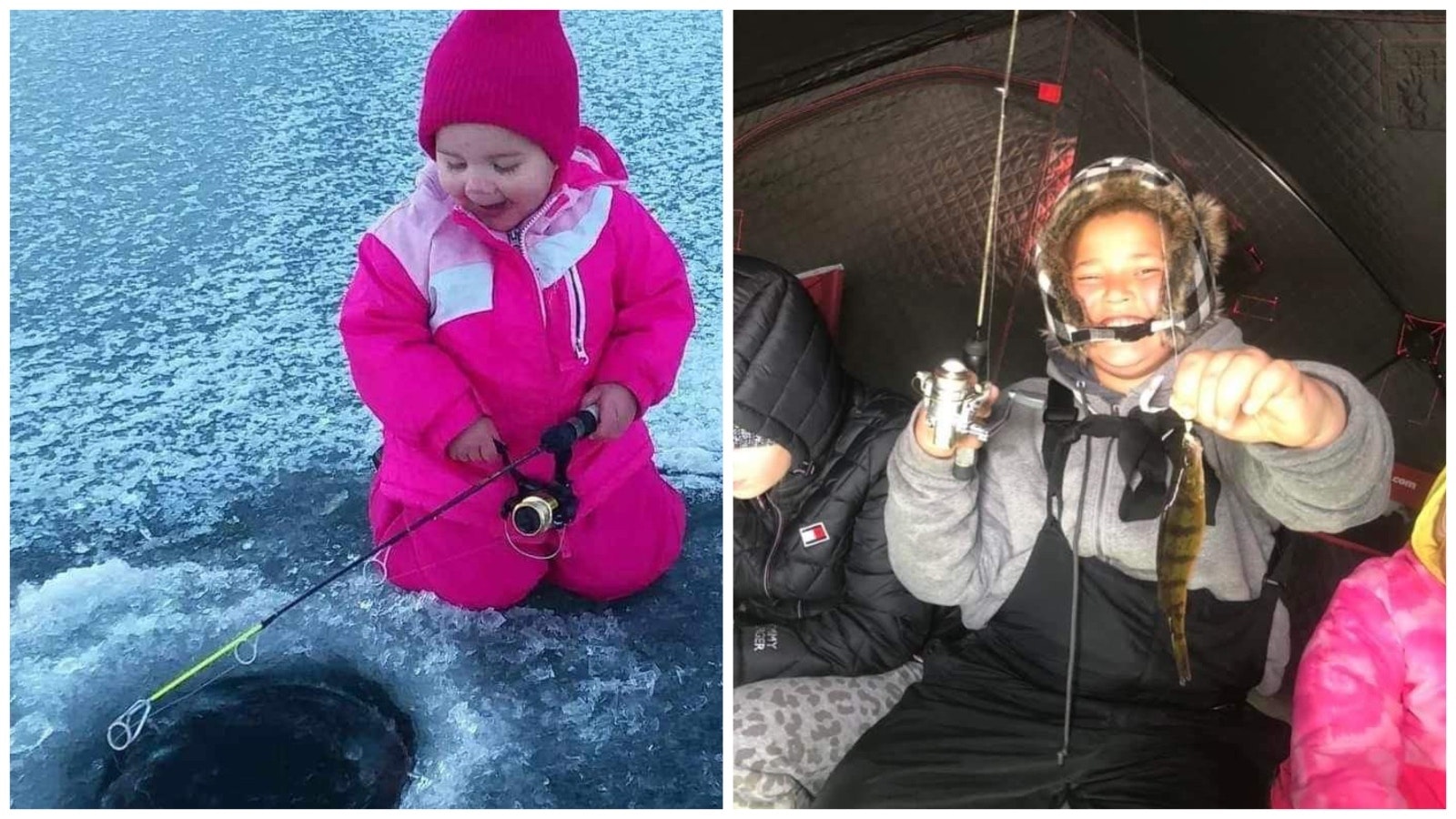 Ice fishing isn't too cold for some hardy Wyoming kids.