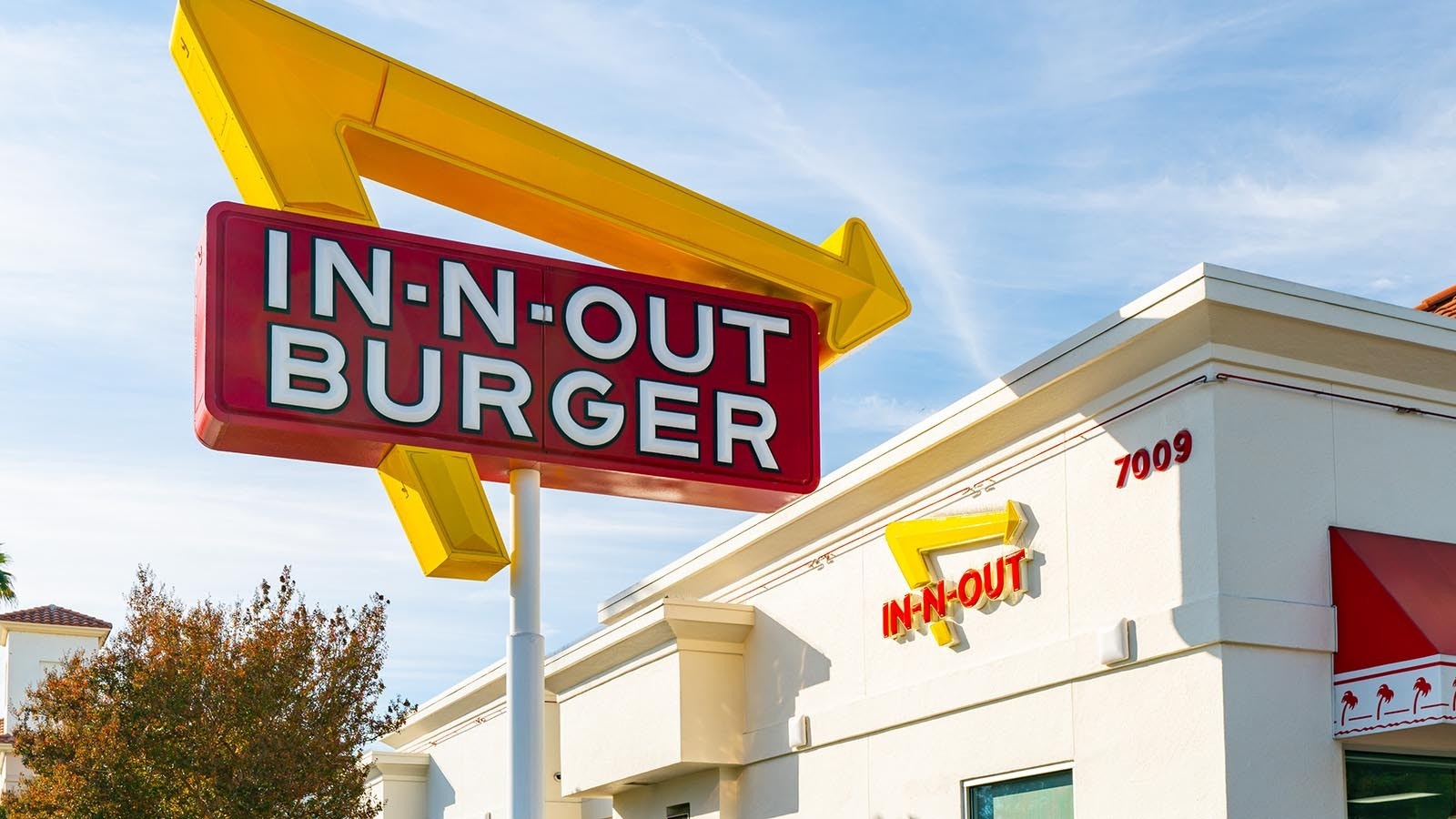 An In-N-Out Burger restaurant in California.