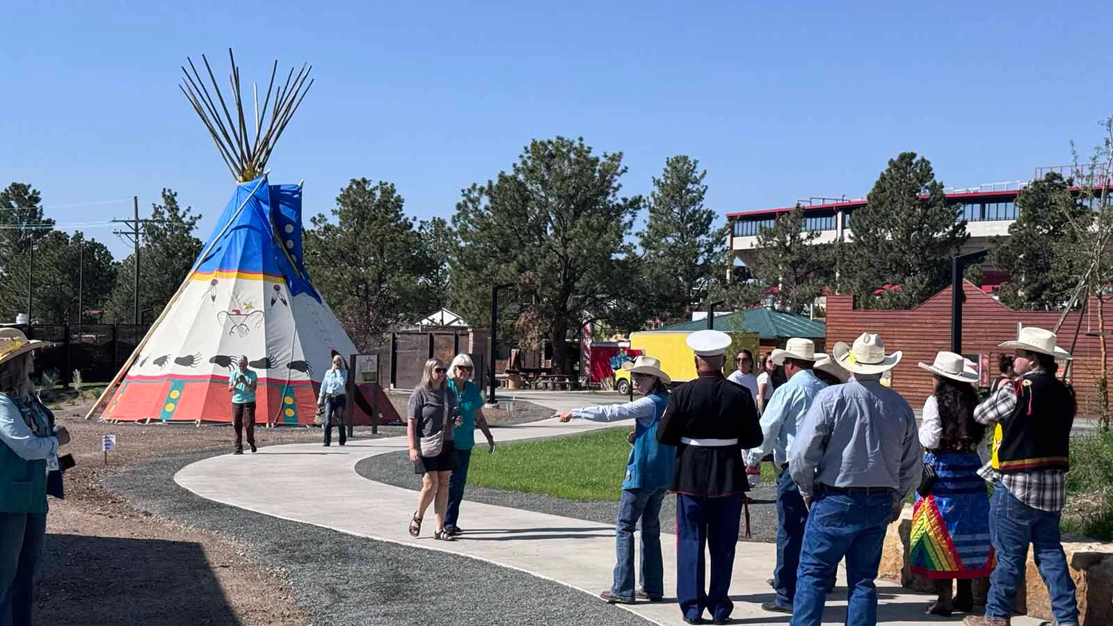 The new $10 million Morning Star American Indian Village opened Friday for the first day of Cheyenne Frontier Days. “It’s like somebody appreciates you,” said a Native American vendor. “This is the way it should be,” added a visitor.