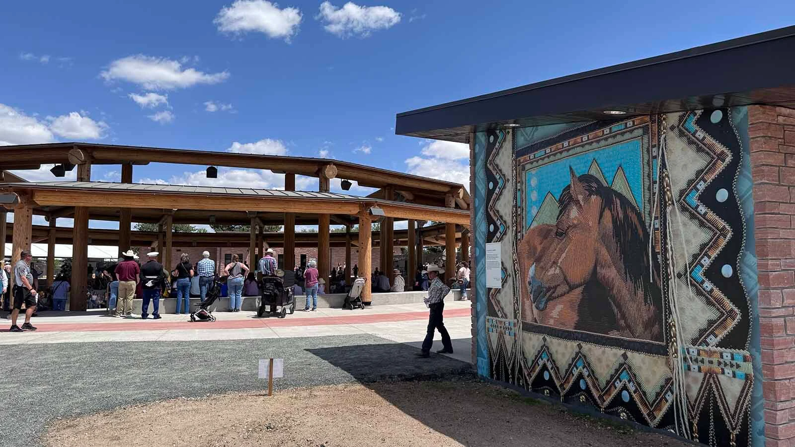 The new $10 million Morning Star American Indian Village opened Friday for the first day of Cheyenne Frontier Days. “It’s like somebody appreciates you,” said a Native American vendor. “This is the way it should be,” added a visitor.