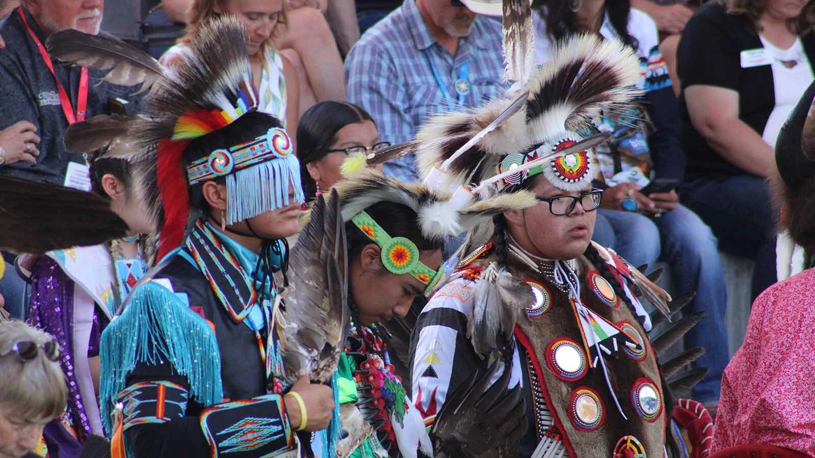 Drummers and dancers were a big part of Friday's grand opening of the Morning Star American Indian Village at Cheyenne Frontier Days.