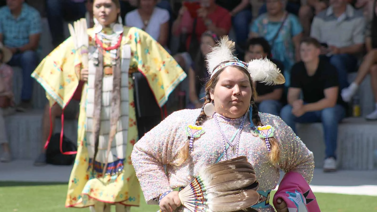 Drummers and dancers were a big part of Friday's grand opening of the Morning Star American Indian Village at Cheyenne Frontier Days.