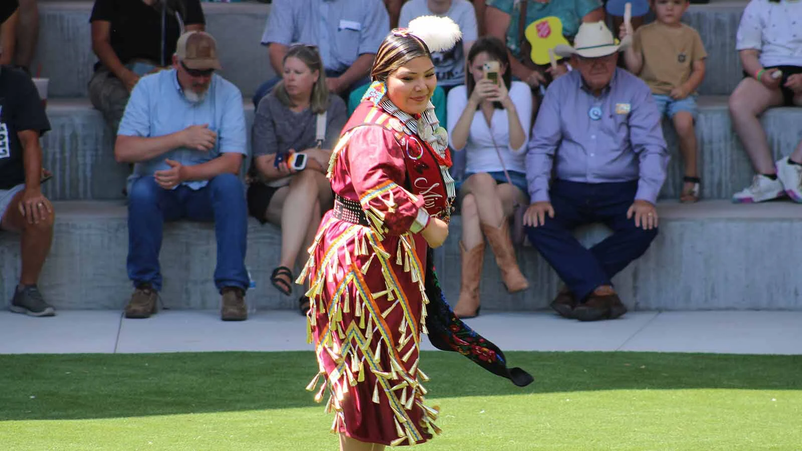 Drummers and dancers were a big part of Friday's grand opening of the Morning Star American Indian Village at Cheyenne Frontier Days.