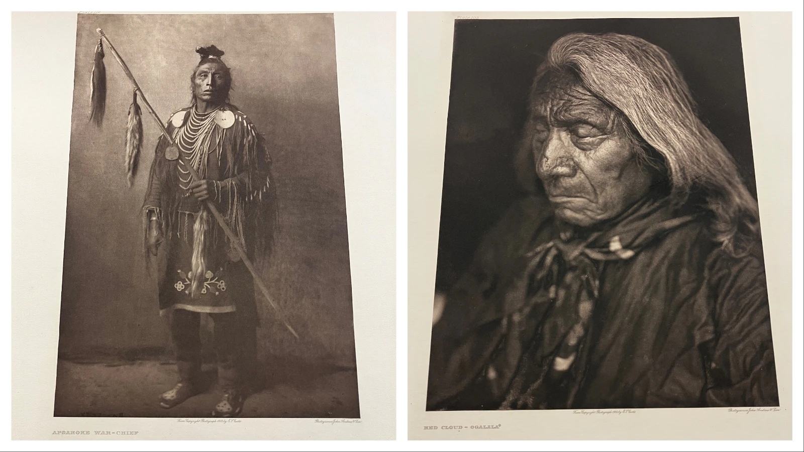 Edward Curtis wanted to capture Native Americans and their culture before it was gone. Right, legendary Chief Red Cloud was one of Curtis’ subjects.