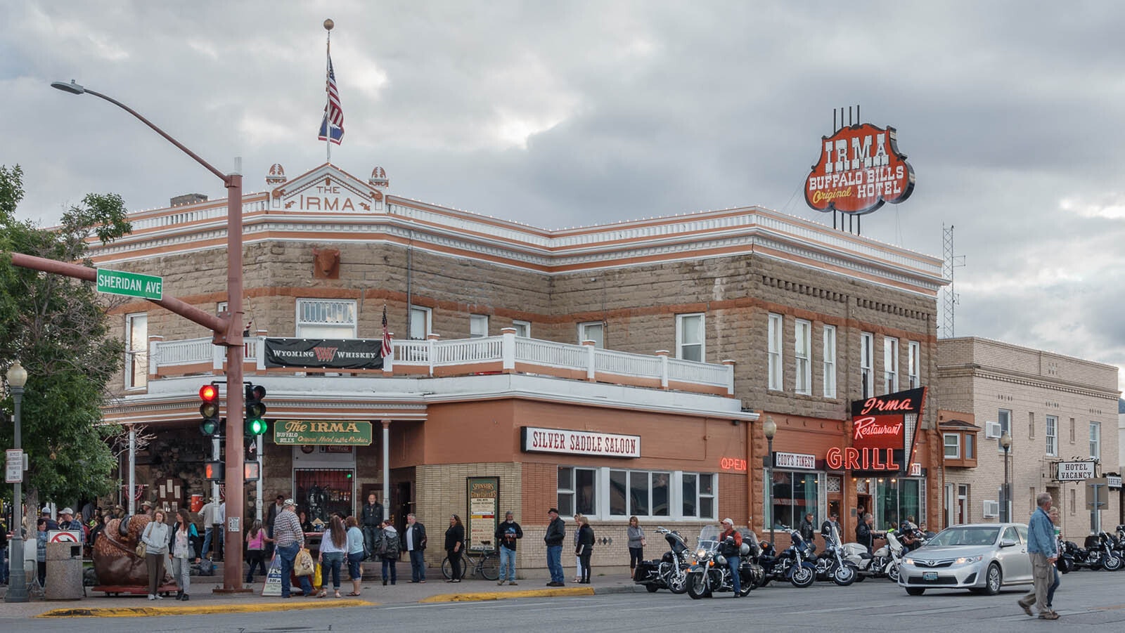 The Irma Hotel in downtown Cody, Wyoming, has been a bucket-list spot for more than 120 years.