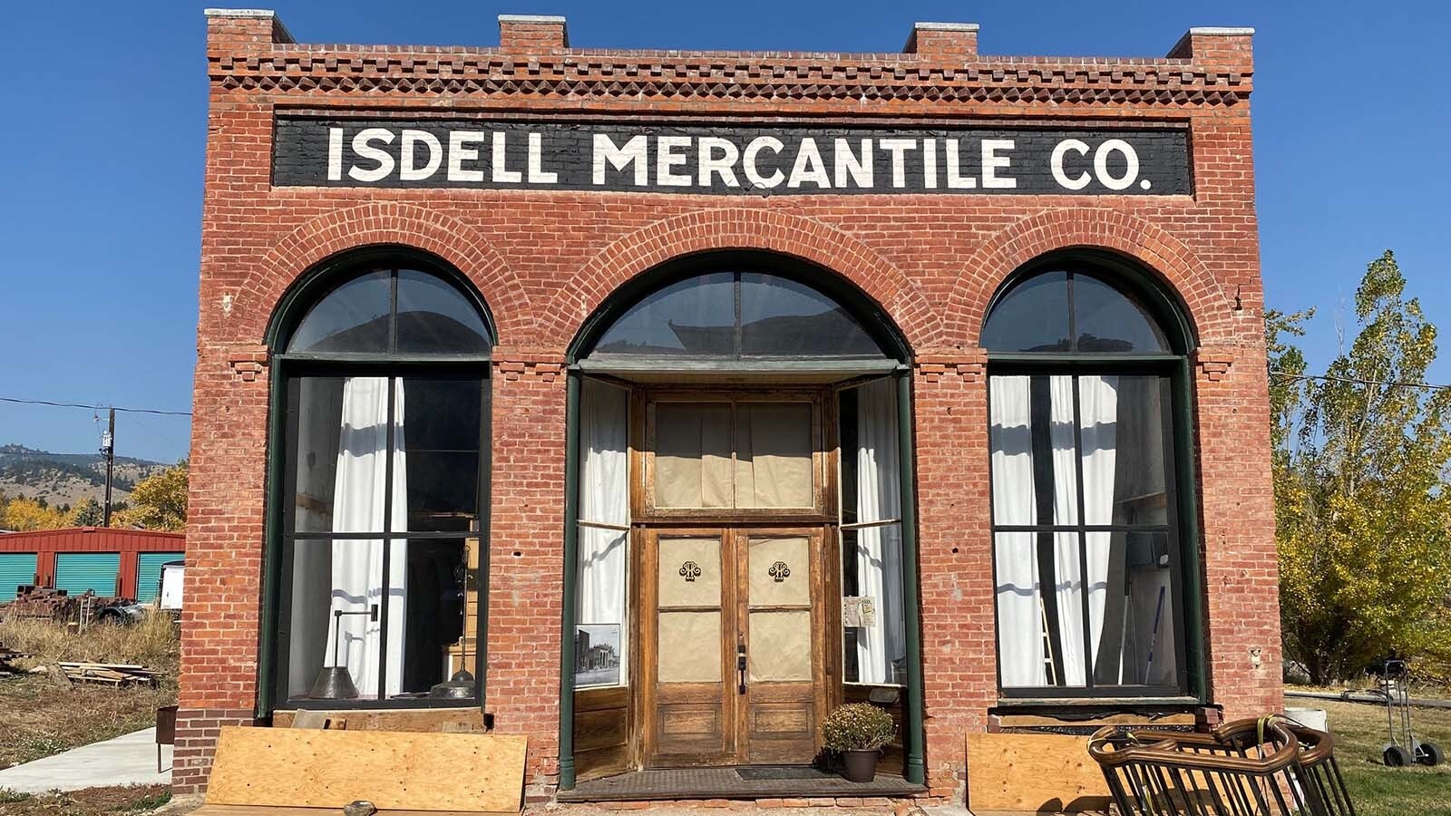 The newly re-opened Isdell Mercantile Co. in Pony, Montana.