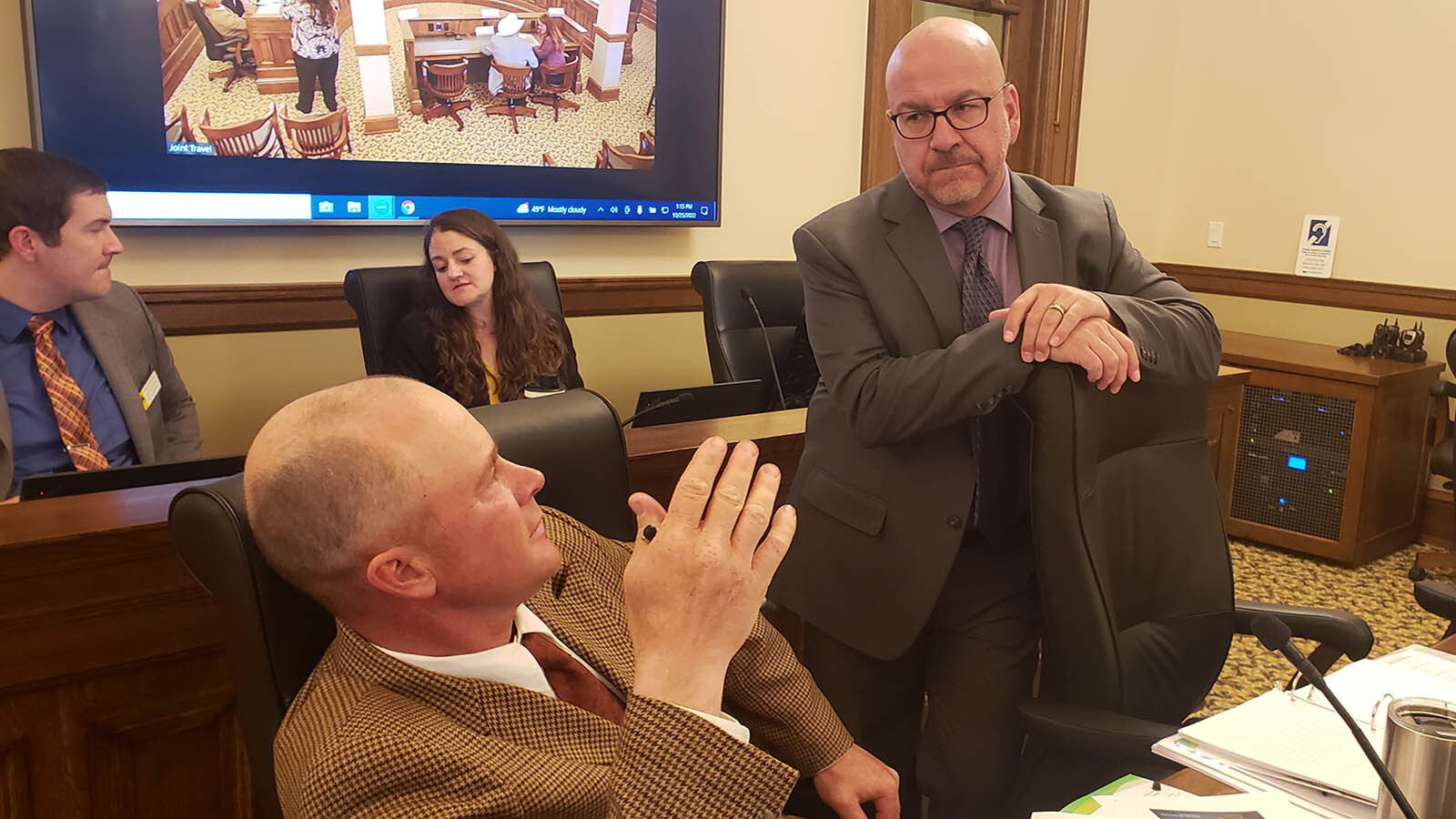 J D Williams and Rep Chad Banks