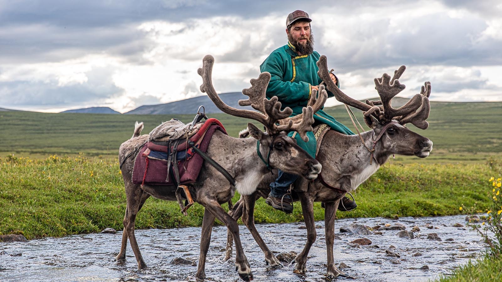 In his writings and interviews, J.B. Zielke describes riding riendeer while cowboying in Mongolia as one of the most unique and interesting experiences he's had on six continents.