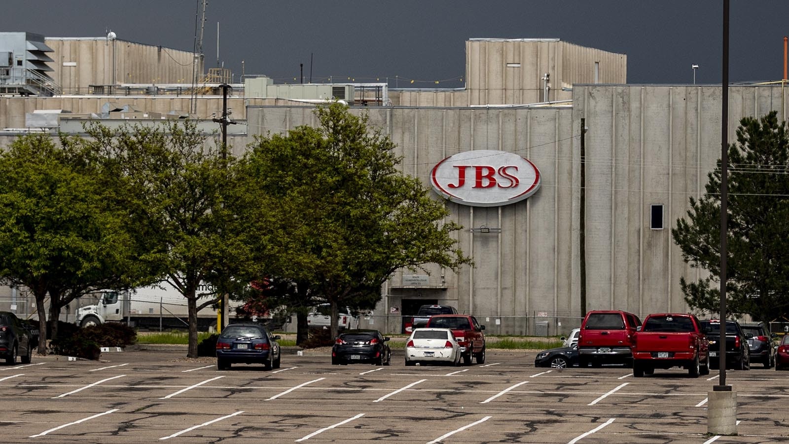 The JBS meat processing plant in Greeley, Colorado.