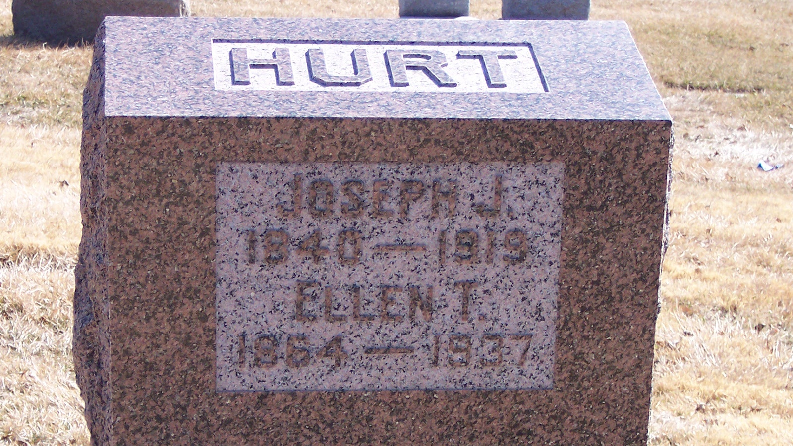 Joel J. Hunt is buried with his second wife in Omaha, Nebraska. He lived a well-chronicled existence for much of his storied life.