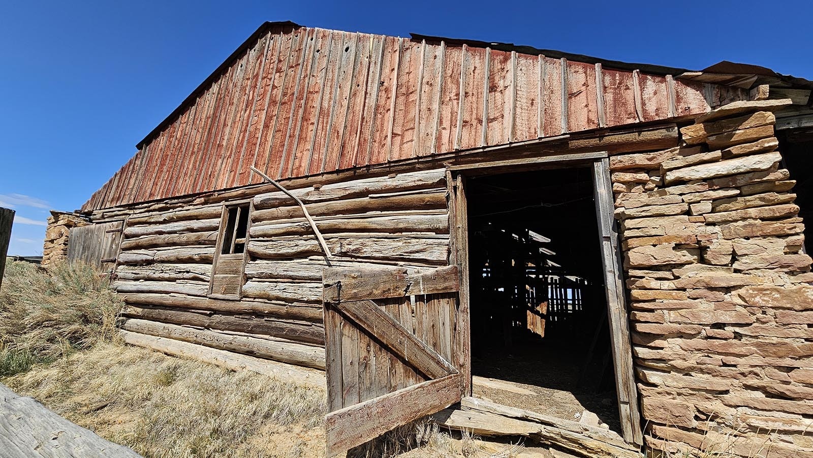 A barn at the JO Ranch in Carbon County.