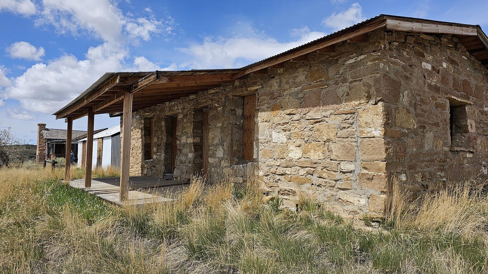 A bunkhouse at the JO Ranch in Carbon County.