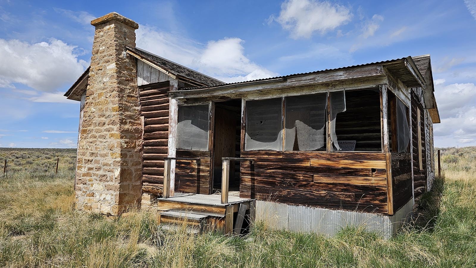 The main ranch house at the JO Ranch in Carbon County.