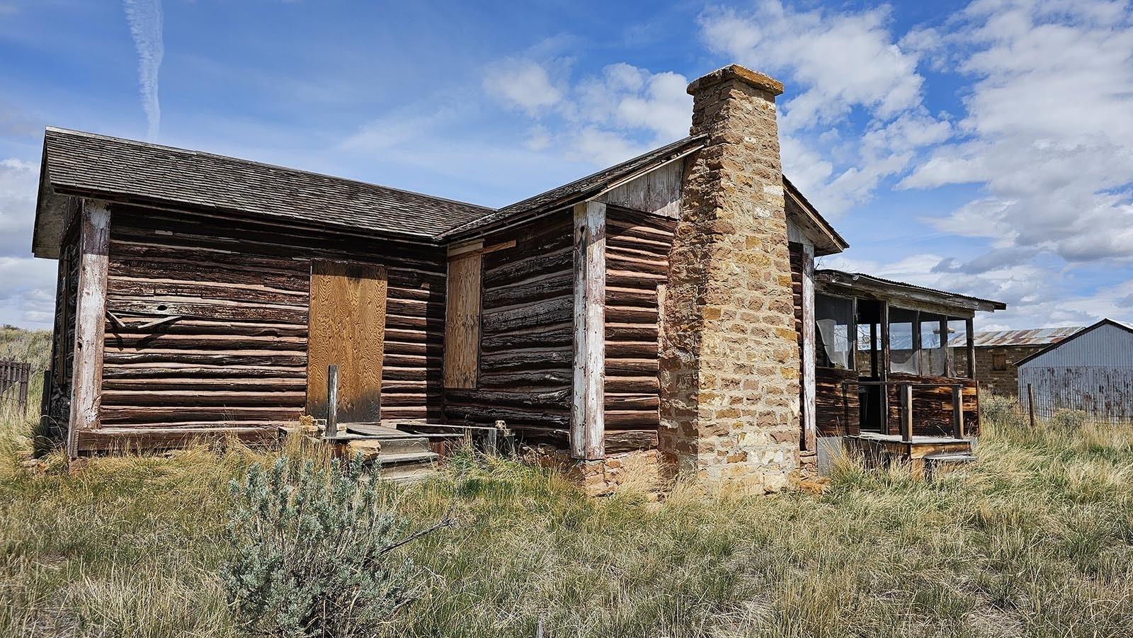 The main ranch house at the JO Ranch in Carbon County.