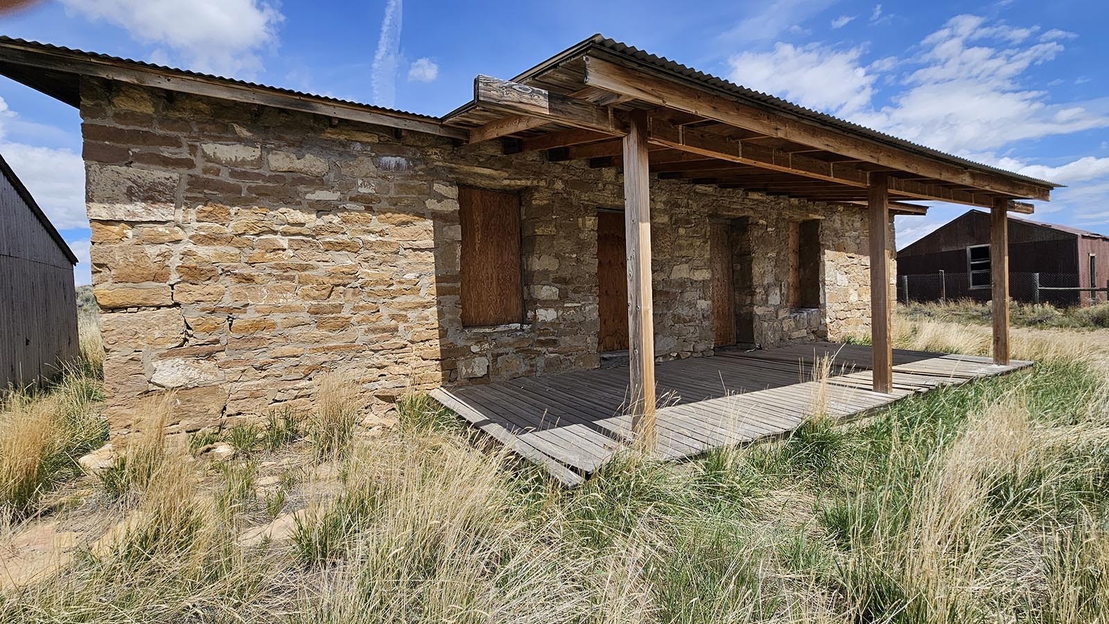 A bunkhouse at the JO Ranch in Carbon County.