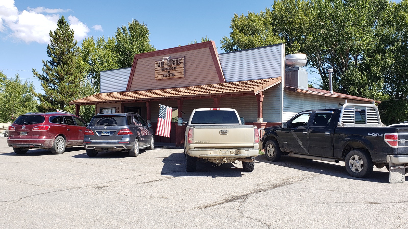 While it's not the original building of the J.W. Hugus Co. Mercantile, J.W. Hugus Restaurant & Catering is a nod to the owner's great-great-great-grandfather.