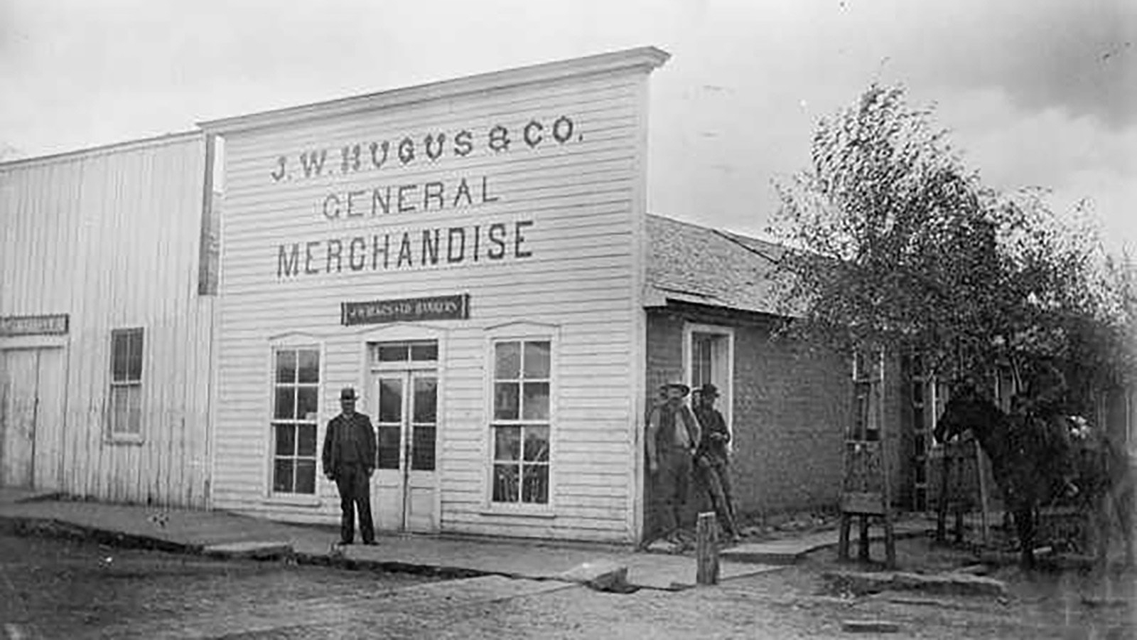 Local residents and ranchers were served by the J.W. Hugus mercantile store more than a century ago.