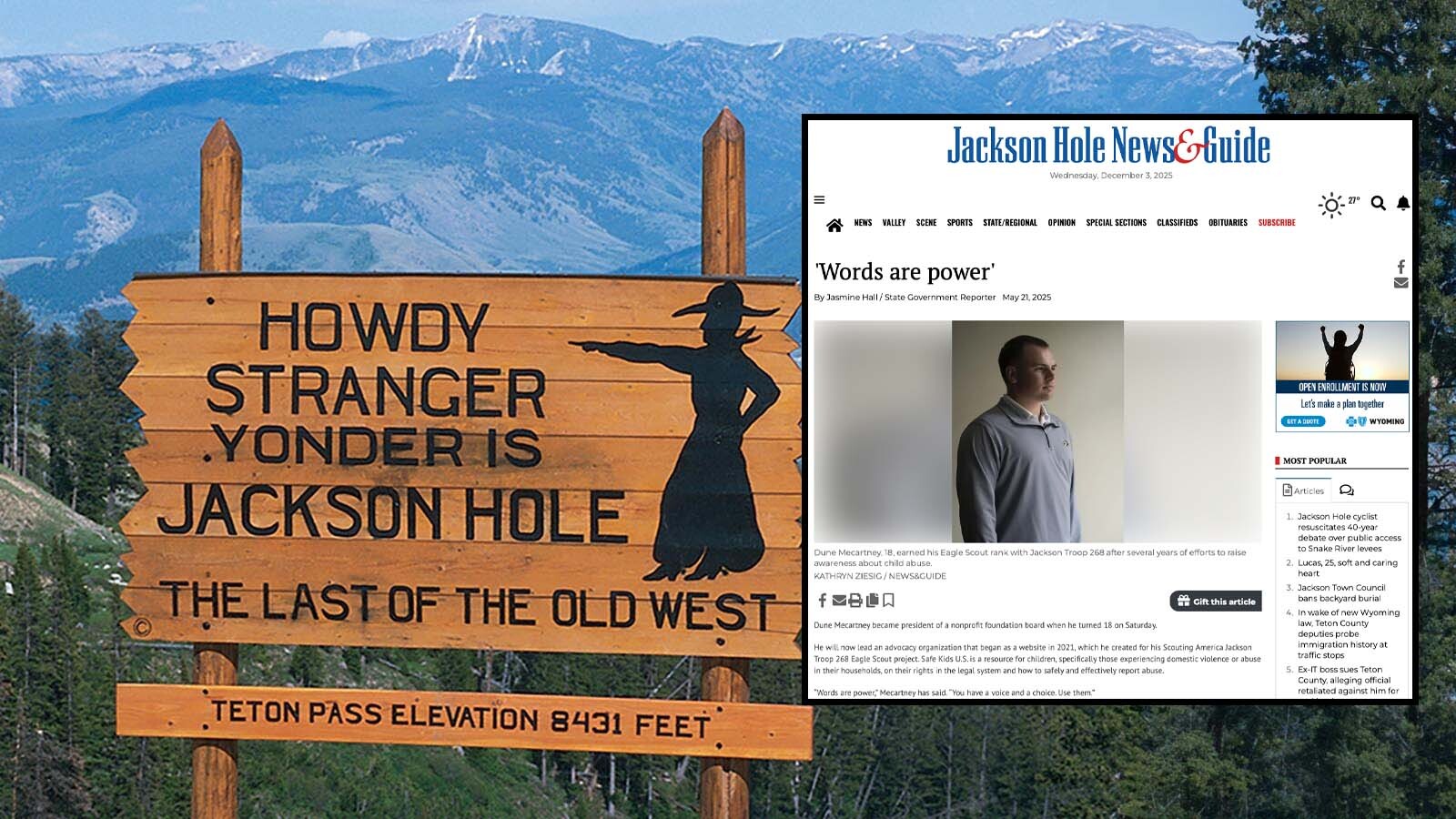 An aviation consultant whose child custody battle raged for years in Wyoming’s court system sued Jackson Hole News&Guide on Tuesday for $25 million, claiming it falsely labeled him a child abuser despite court documents saying otherwise.