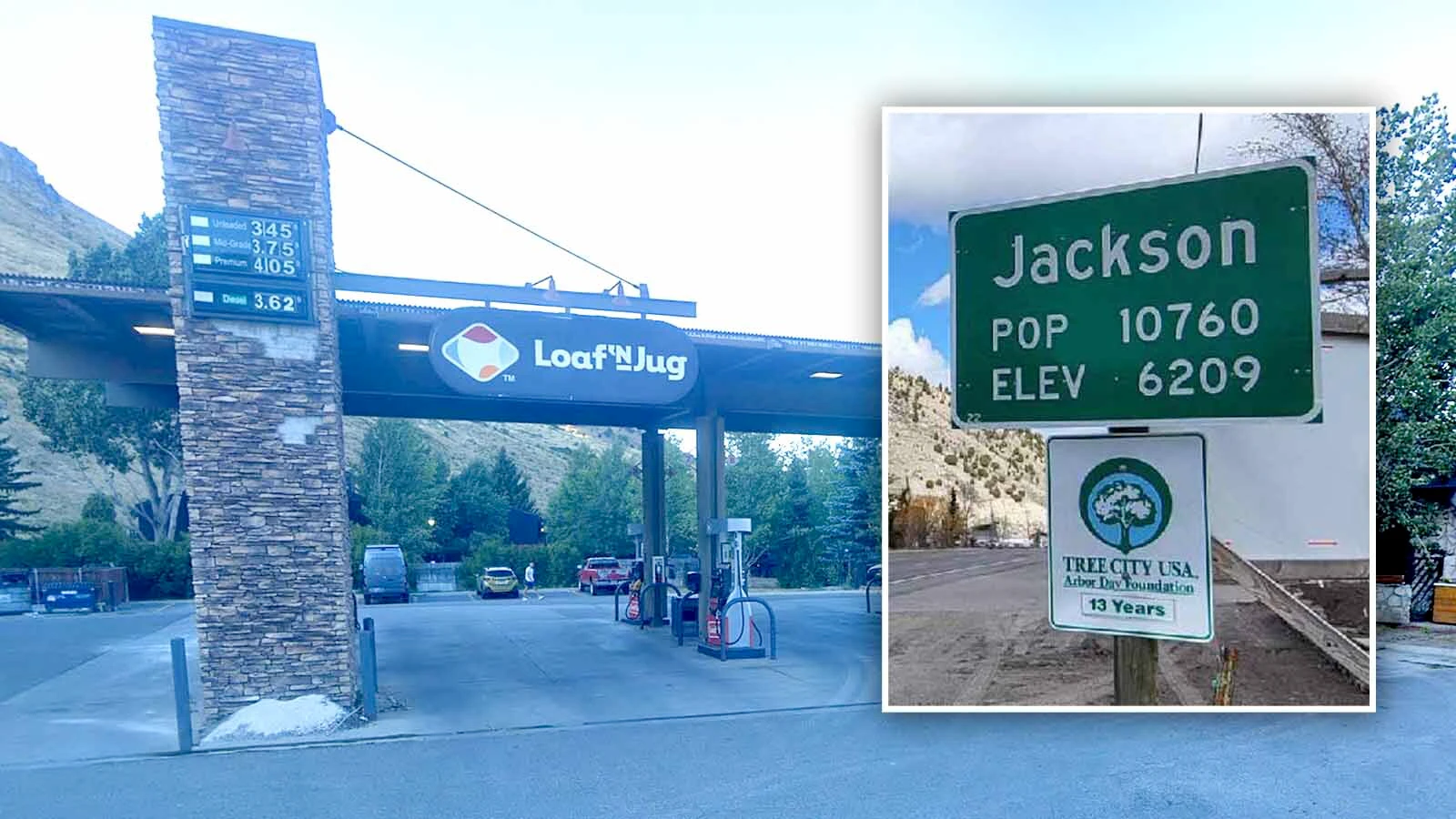 Jackson Loaf N Jug green sign 7 21 26