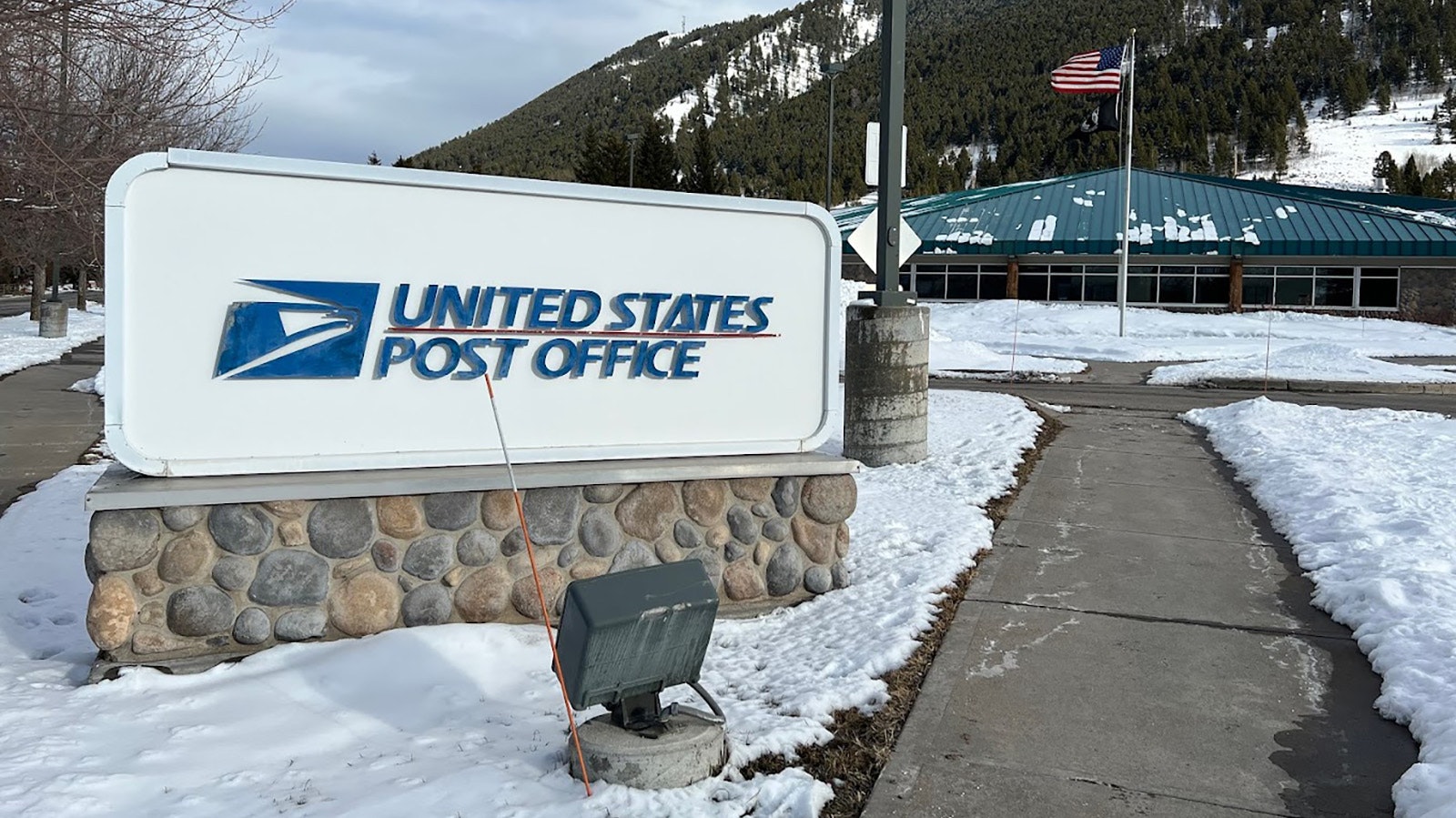 The U.S. Post Office act 1070 Maple Way in Jackson, Wyoming. While the area is the wealthiest in America, one thing people living there can't get is home mail service.
