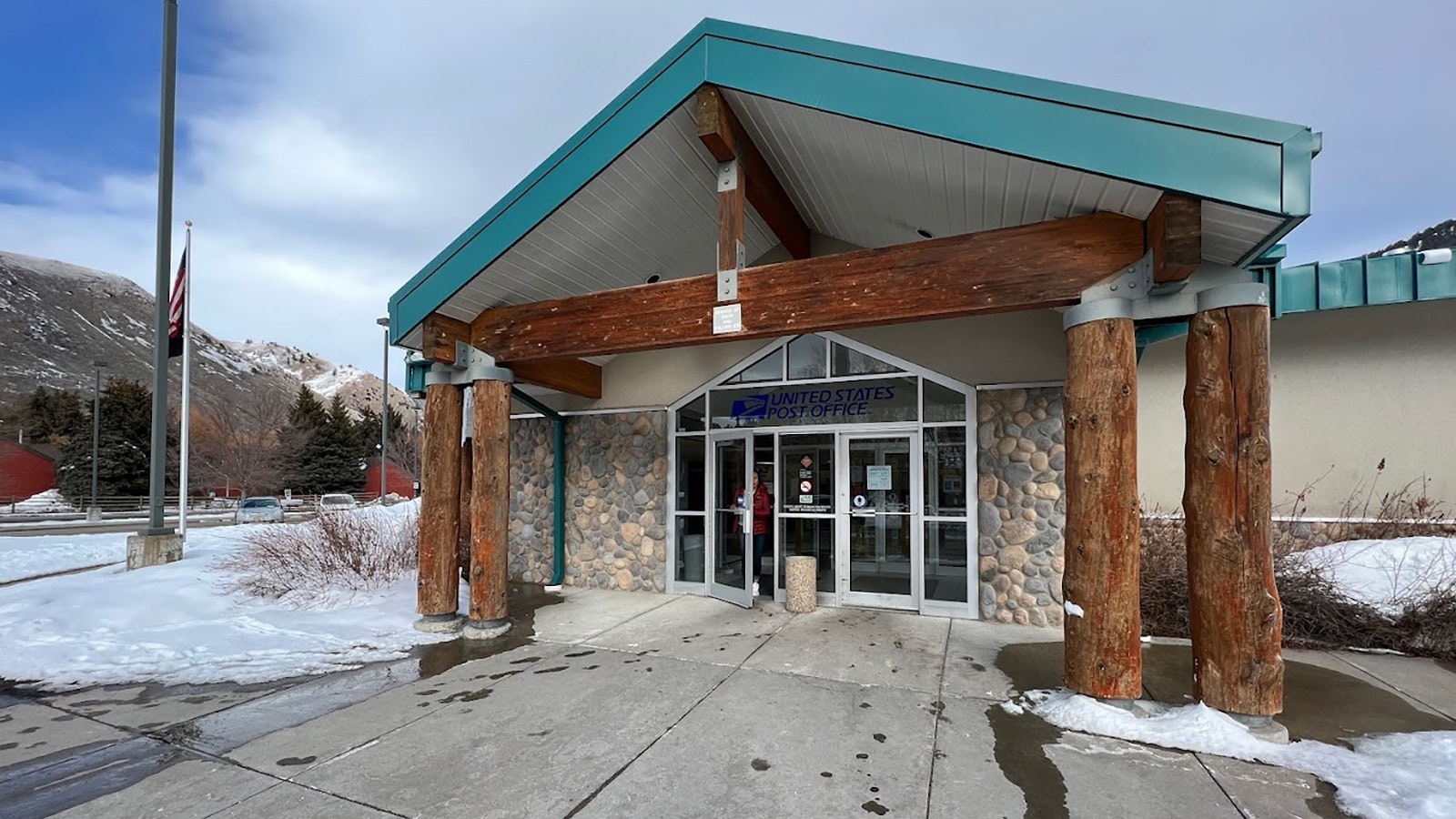 The post office on Maple Way in Jackson, Wyoming, is the town's newest postal facility.