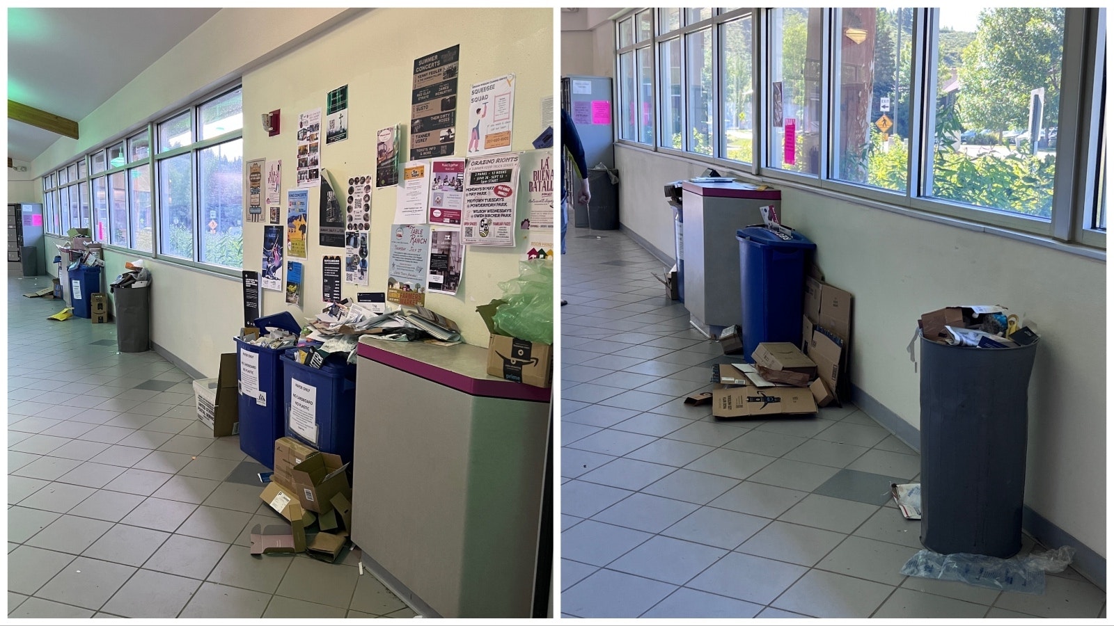 With so many people coming into the Maple Way post office in Jackson, and a serious lack of staff, trash has been a habitual problem.