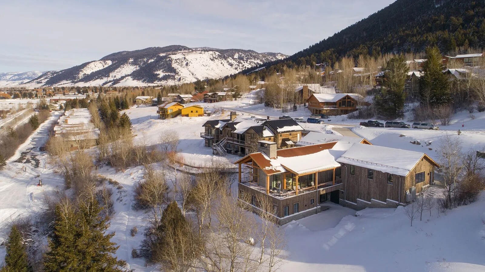 Amenities included in this 4,484-square-foot spec home at 705 Rodeo Drive in Jackson, Wyoming.