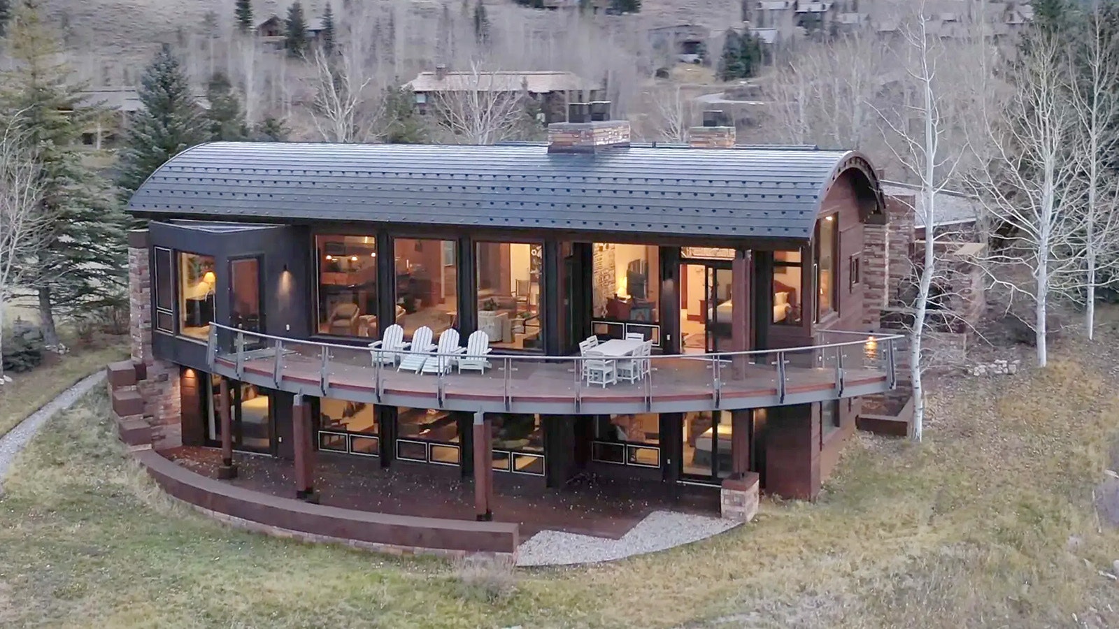 This 4,995-square-foot home in Jackson is listing for $9,995,000 at Realtor.com and features four bedrooms and 4.5 baths on a 1.12-acre lot.